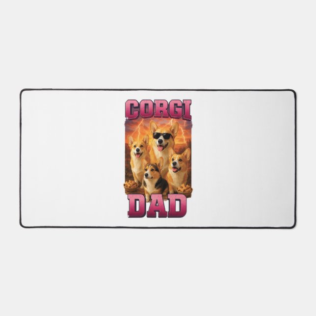 Corgi Copy Copy Copy Desk Mat (Front)