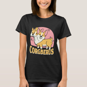 Corgi Corgberus Short Dog Pun T-Shirt