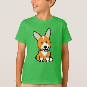 Corgi Corgis dog puppy doggy happy Pembroke Welsh T-Shirt