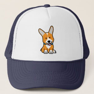 Corgi Corgis dog puppy doggy happy Pembroke Welsh Trucker Hat