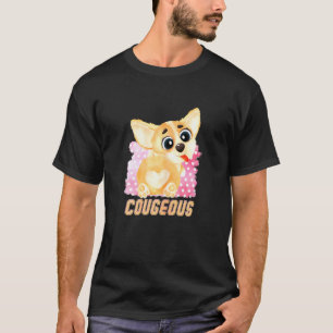 Corgi Cougeous Quote Gorgeous Pink Corgi Puppy T-Shirt