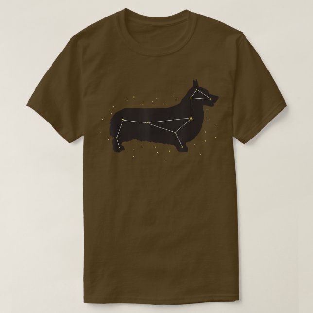 Corgi   Cute Constellation Dog Tee for Pet Parents (Design Front)