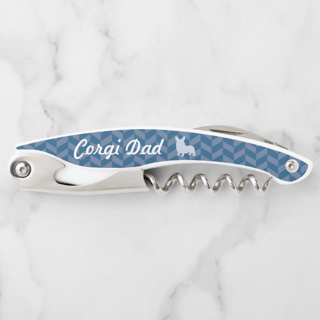 Corgi Dad Corkscrew (Front)
