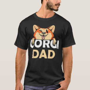 Corgi Dad Cute Dog Pet Owner T-Shirt