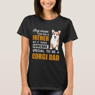 Corgi Dad Dog Fathers Day T-Shirt