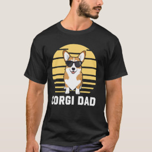 Corgi Dad Funny Cute Dog Pet Owner Adopt Rescue T-Shirt