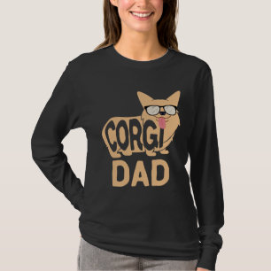 Corgi Dad Men Pembroke Welsh Corgi Pet Dog 723 T-Shirt