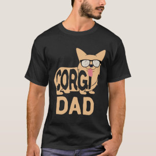 Corgi Dad Men Pembroke Welsh Corgi Pet Dog 723 T-Shirt