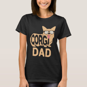 Corgi Dad Men Pembroke Welsh Corgi Pet Dog 723 T-Shirt