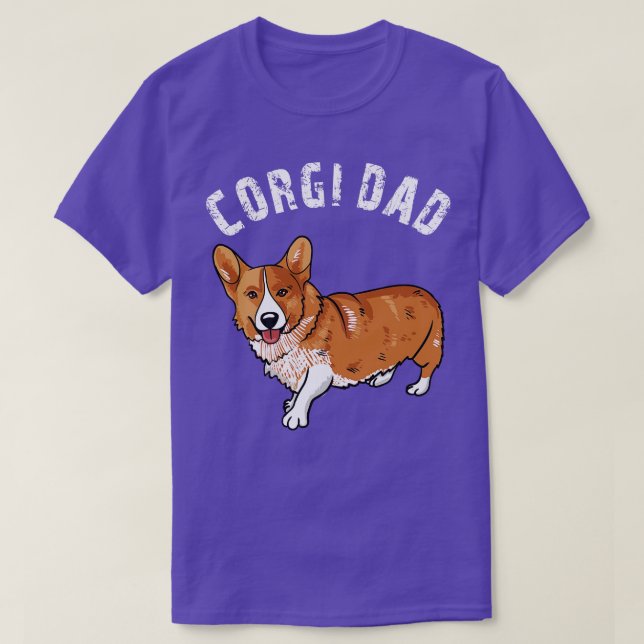 Corgi Dad T-Shirt (Design Front)