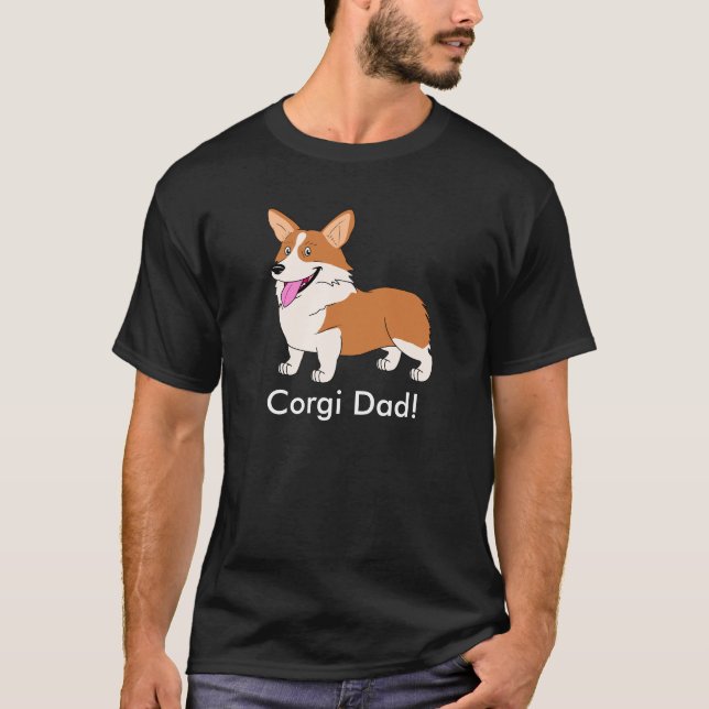 Corgi Dad T-Shirt (Front)