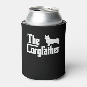 Corgi Dad the Corgfather Funny Corgi Lover Shirt G Can Cooler