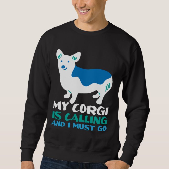 Corgi Dog  1044 Sweatshirt (Front)