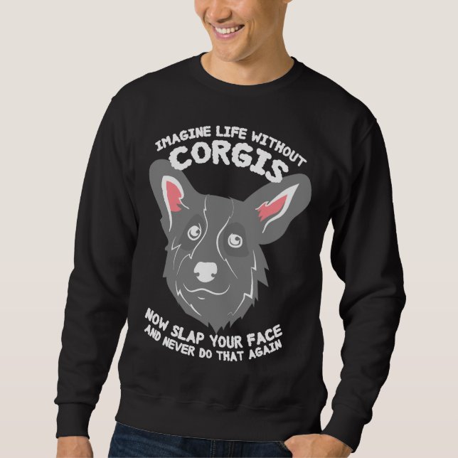Corgi Dog  1046 Sweatshirt (Front)