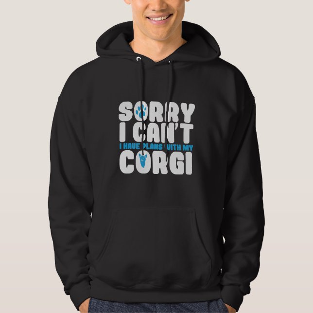 Corgi Dog  1155 Hoodie (Front)