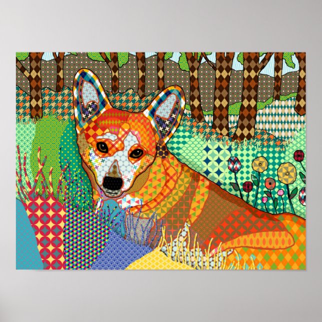 Corgi Dog 164 Poster (Front)
