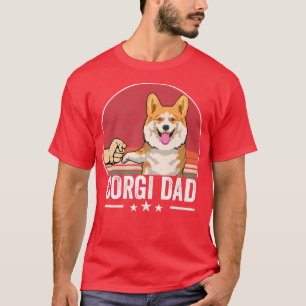 Corgi Dog Apparel Fist Bump Corgi Lovers for Men  T-Shirt