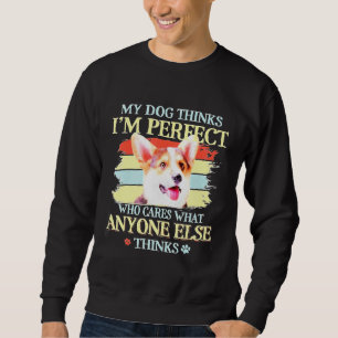 Corgi Dog Art Idea Great For Family Sweatshirt