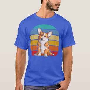 Corgi Dog Corgi Lover Corgi Owner Retro T-Shirt