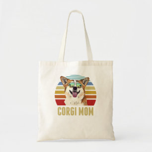 Corgi Dog Corgis Best Dog Mom Ever Retro Sunset Be Tote Bag