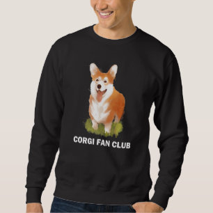 Corgi Dog Cute Playful Puppy Premium Sweatshirt