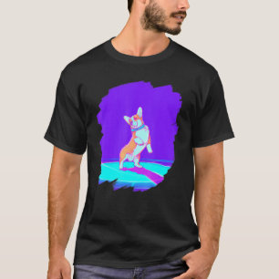 Corgi Dog Dancing Retro Breakdancing Dance Dancer T-Shirt