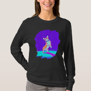 Corgi Dog Dancing Retro Breakdancing Dance Dancer T-Shirt