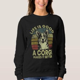 Corgi Dog For Men Women Corgi Dad Corgi Mum Sweatshirt
