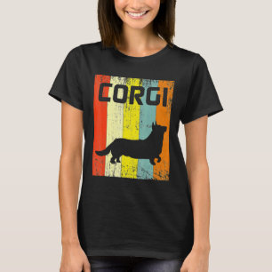 Corgi Dog Fun S Disco Retro I Dogs T-Shirt