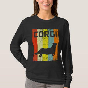 Corgi Dog Fun S Disco Retro I Dogs T-Shirt