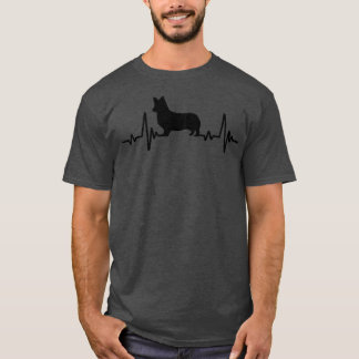 Corgi Dog Heartbeat Corgi Dad-344 T-Shirt
