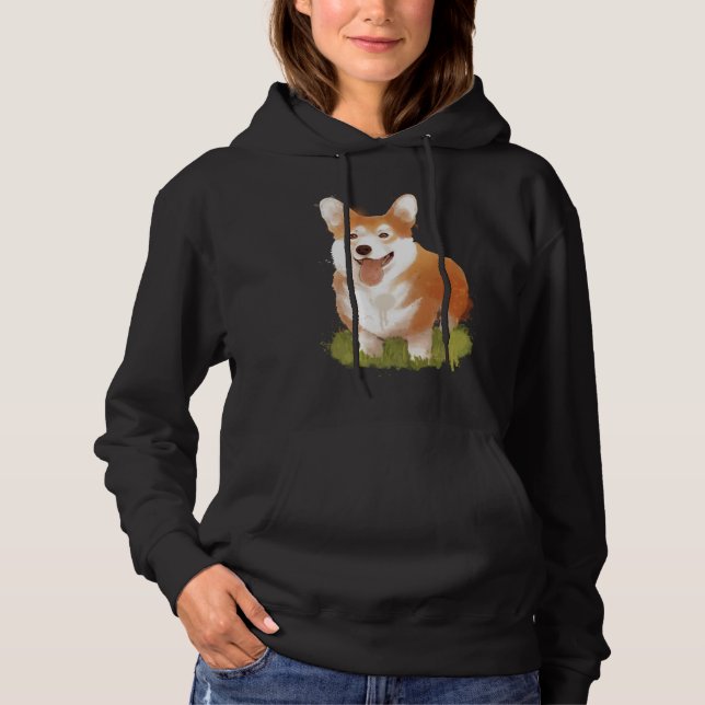 Corgi Dog Hoodie (Front)
