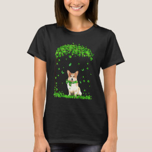 Corgi Dog Irish Green Shamrock C St Patricks Day T-Shirt