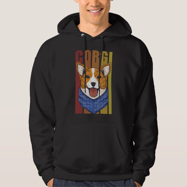 Corgi Dog Lover Hoodie (Front)