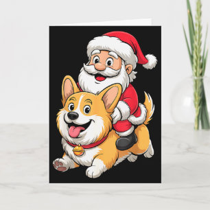 Corgi Dog Lover Kids Men Women Corgi Christmas Paj Card