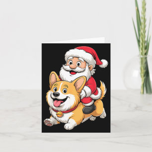Corgi Dog Lover Kids Men Women Corgi Christmas Paj Card