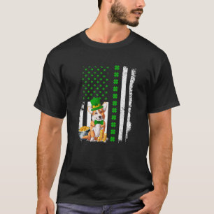 Corgi Dog Lover St Patrick's Day Puppy Costume T-Shirt