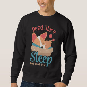 Corgi Dog Lover Tee Need More Sleep Pajama For Bed
