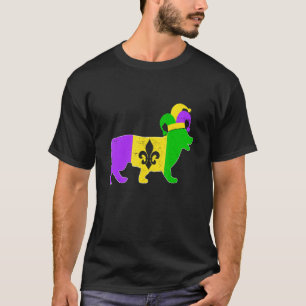 Corgi Dog Mardi Gras Carnivals Funny Puppy Jester T-Shirt