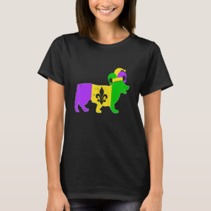 Corgi Dog Mardi Gras Carnivals Funny Puppy Jester T-Shirt