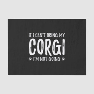 Corgi Dog Mum Funny Dog Lover Gift Idea Tissue Paper