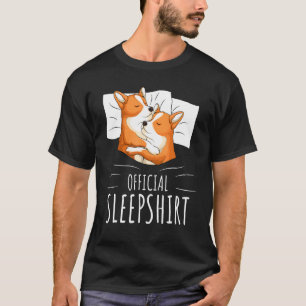 Corgi Dog Official Sleep T-Shirt