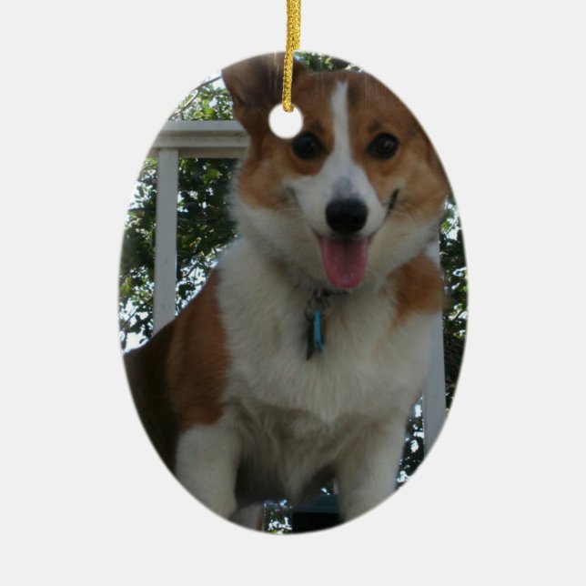 Corgi DOg Ornament (Front)