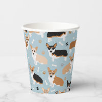 Corgi Dog Paws and Bones