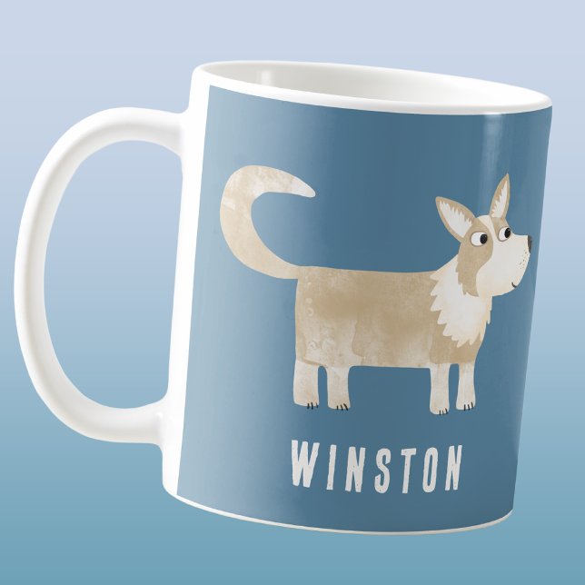 Corgi Dog Personalised Coffee Mug (Creator Uploaded)