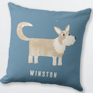 Corgi Dog Personalised Cushion