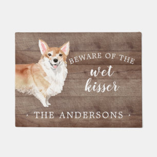 Corgi Dog Personalised Door Mat