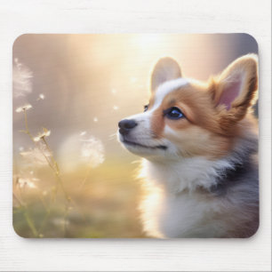 Corgi Dog Pet Animal Tranquil Peaceful Mouse Pad