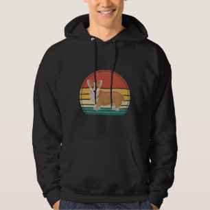 Corgi Dog Retro 20 Hoodie