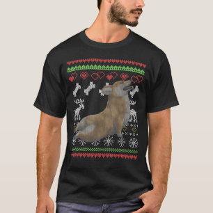 Corgi Dog Santa Claus Ugly Christmas Pattern X Mas T-Shirt